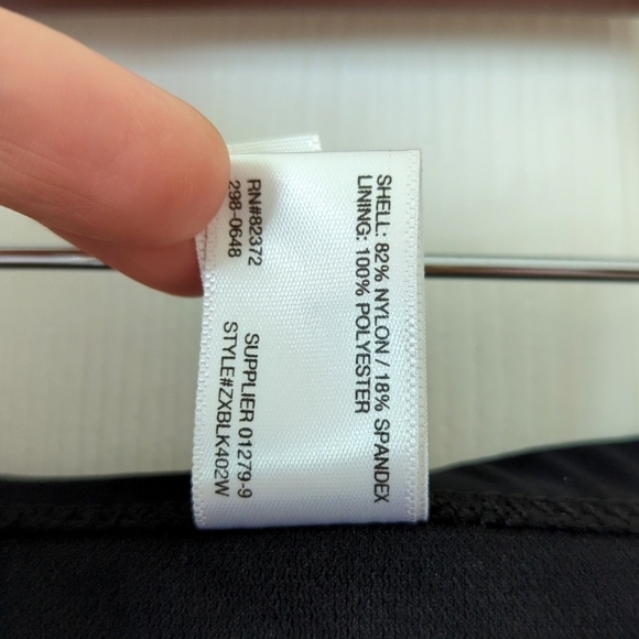 St. John's Bay Secretly Slender Tummy Control Bikini Swim Bottom Black 20W - Picture 7 of 11